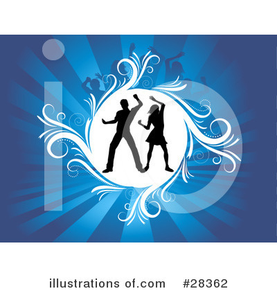 Royalty-Free (RF) Dancing Clipart Illustration by KJ Pargeter - Stock Sample #28362