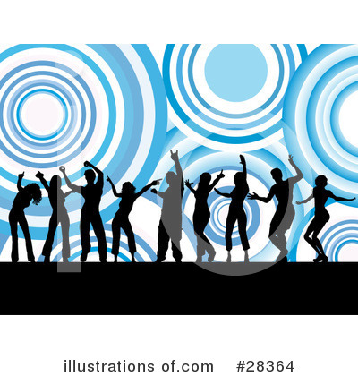 Royalty-Free (RF) Dancing Clipart Illustration by KJ Pargeter - Stock Sample #28364