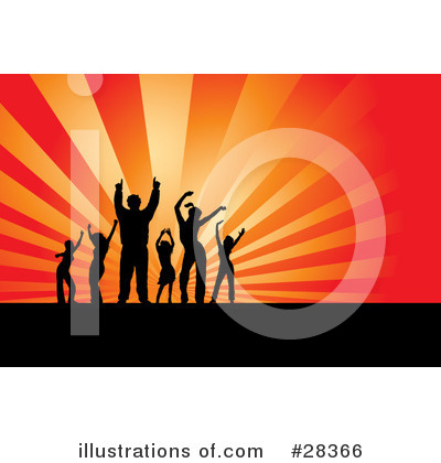 Royalty-Free (RF) Dancing Clipart Illustration by KJ Pargeter - Stock Sample #28366