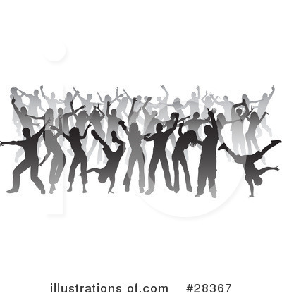 Royalty-Free (RF) Dancing Clipart Illustration by KJ Pargeter - Stock Sample #28367