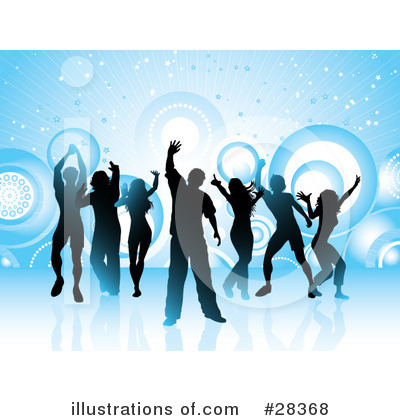 Royalty-Free (RF) Dancing Clipart Illustration by KJ Pargeter - Stock Sample #28368