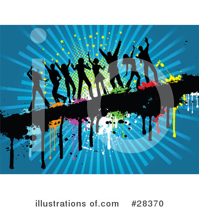 Royalty-Free (RF) Dancing Clipart Illustration by KJ Pargeter - Stock Sample #28370