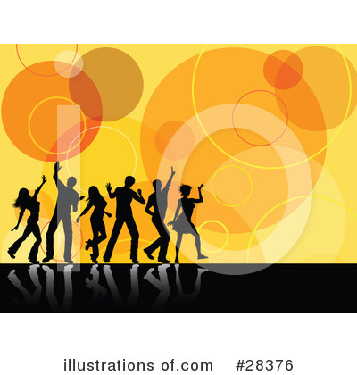 Royalty-Free (RF) Dancing Clipart Illustration by KJ Pargeter - Stock Sample #28376