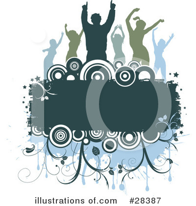 Royalty-Free (RF) Dancing Clipart Illustration by KJ Pargeter - Stock Sample #28387