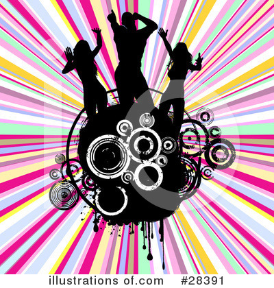 Royalty-Free (RF) Dancing Clipart Illustration by KJ Pargeter - Stock Sample #28391