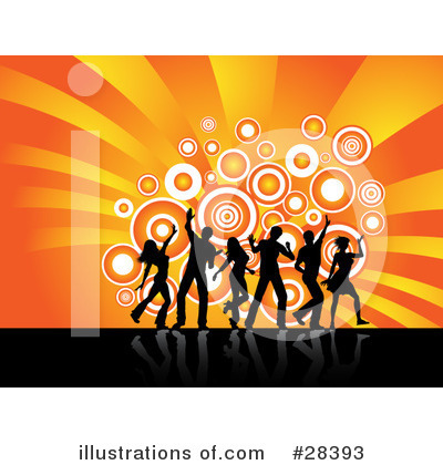 Royalty-Free (RF) Dancing Clipart Illustration by KJ Pargeter - Stock Sample #28393