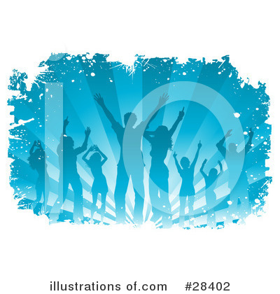 Royalty-Free (RF) Dancing Clipart Illustration by KJ Pargeter - Stock Sample #28402