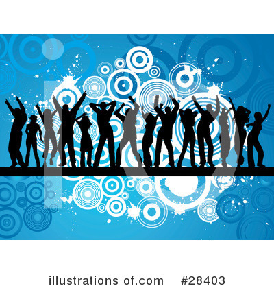 Royalty-Free (RF) Dancing Clipart Illustration by KJ Pargeter - Stock Sample #28403