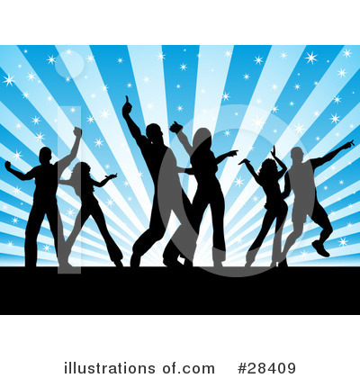 Royalty-Free (RF) Dancing Clipart Illustration by KJ Pargeter - Stock Sample #28409