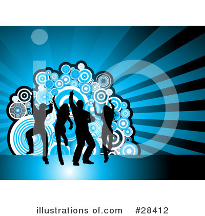 Royalty-Free (RF) Dancing Clipart Illustration by KJ Pargeter - Stock Sample #28412