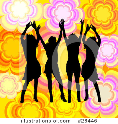 Royalty-Free (RF) Dancing Clipart Illustration by KJ Pargeter - Stock Sample #28446