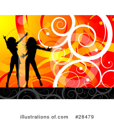 Royalty-Free (RF) Dancing Clipart Illustration by KJ Pargeter - Stock Sample #28479