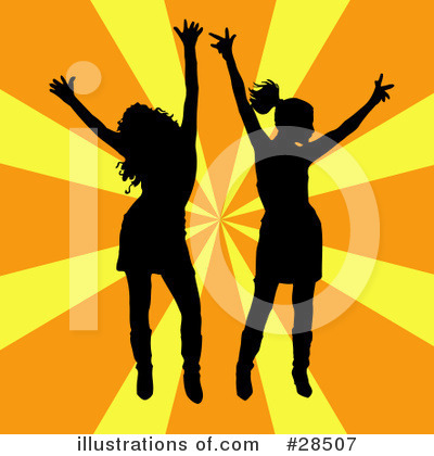 Royalty-Free (RF) Dancing Clipart Illustration by KJ Pargeter - Stock Sample #28507