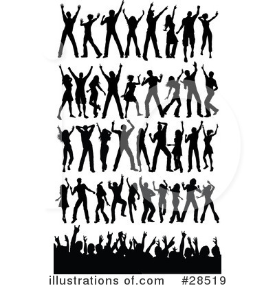 Royalty-Free (RF) Dancing Clipart Illustration by KJ Pargeter - Stock Sample #28519