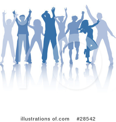 Royalty-Free (RF) Dancing Clipart Illustration by KJ Pargeter - Stock Sample #28542