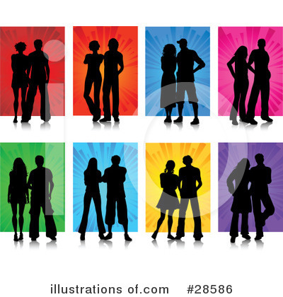 Royalty-Free (RF) Dancing Clipart Illustration by KJ Pargeter - Stock Sample #28586