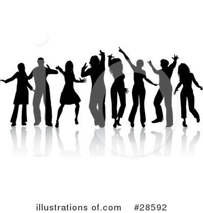 Royalty-Free (RF) Dancing Clipart Illustration by KJ Pargeter - Stock Sample #28592