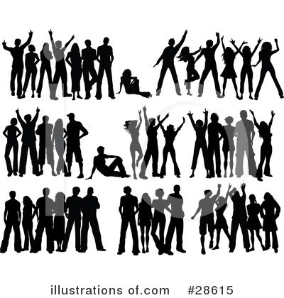 Royalty-Free (RF) Dancing Clipart Illustration by KJ Pargeter - Stock Sample #28615