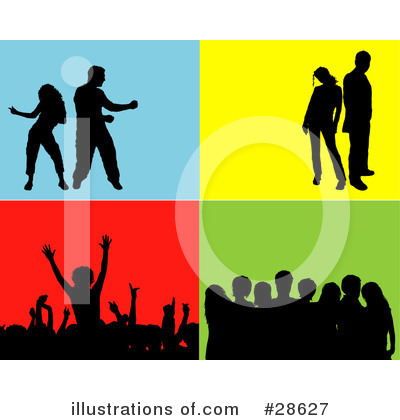 Royalty-Free (RF) Dancing Clipart Illustration by KJ Pargeter - Stock Sample #28627