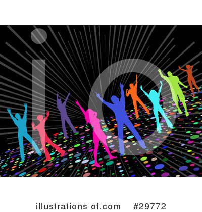 Royalty-Free (RF) Dancing Clipart Illustration by KJ Pargeter - Stock Sample #29772