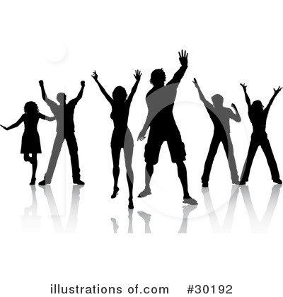 Royalty-Free (RF) Dancing Clipart Illustration by KJ Pargeter - Stock Sample #30192