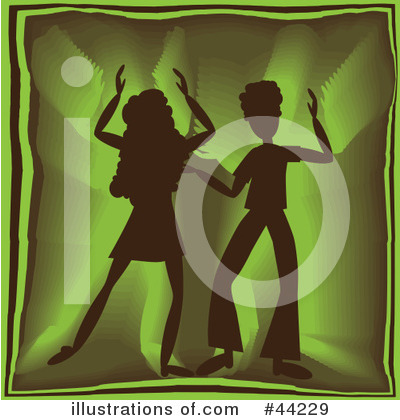 Royalty-Free (RF) Dancing Clipart Illustration by kaycee - Stock Sample #44229