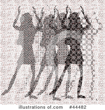 Royalty-Free (RF) Dancing Clipart Illustration by kaycee - Stock Sample #44482