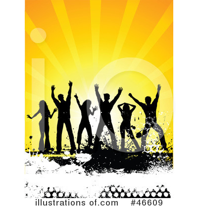 Royalty-Free (RF) Dancing Clipart Illustration by KJ Pargeter - Stock Sample #46609