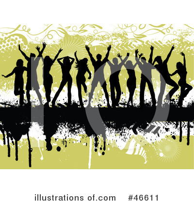 Royalty-Free (RF) Dancing Clipart Illustration by KJ Pargeter - Stock Sample #46611