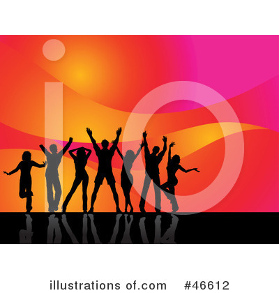 Royalty-Free (RF) Dancing Clipart Illustration by KJ Pargeter - Stock Sample #46612