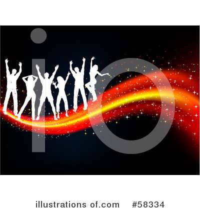 Royalty-Free (RF) Dancing Clipart Illustration by KJ Pargeter - Stock Sample #58334