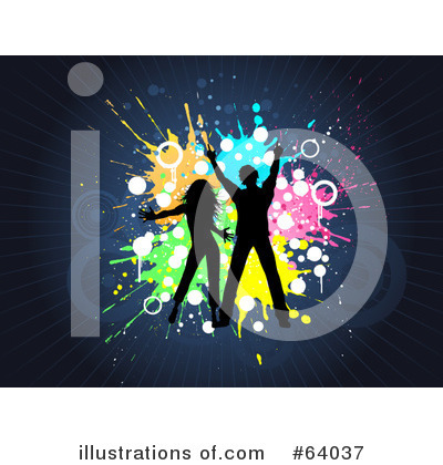 Royalty-Free (RF) Dancing Clipart Illustration by KJ Pargeter - Stock Sample #64037