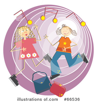 Royalty-Free (RF) Dancing Clipart Illustration by Prawny - Stock Sample #66536