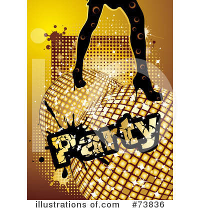 Royalty-Free (RF) Dancing Clipart Illustration by MilsiArt - Stock Sample #73836