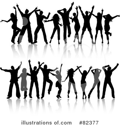 Royalty-Free (RF) Dancing Clipart Illustration by KJ Pargeter - Stock Sample #82377