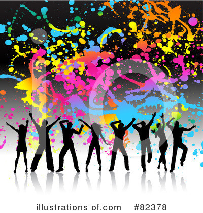 Royalty-Free (RF) Dancing Clipart Illustration by KJ Pargeter - Stock Sample #82378