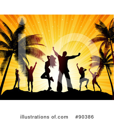 Royalty-Free (RF) Dancing Clipart Illustration by KJ Pargeter - Stock Sample #90386
