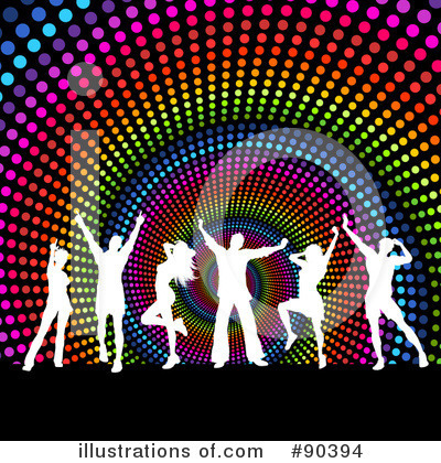 Royalty-Free (RF) Dancing Clipart Illustration by KJ Pargeter - Stock Sample #90394