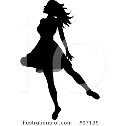 Royalty-Free (RF) Dancing Clipart Illustration by Pams Clipart - Stock Sample #97139