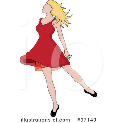 Royalty-Free (RF) Dancing Clipart Illustration by Pams Clipart - Stock Sample #97140