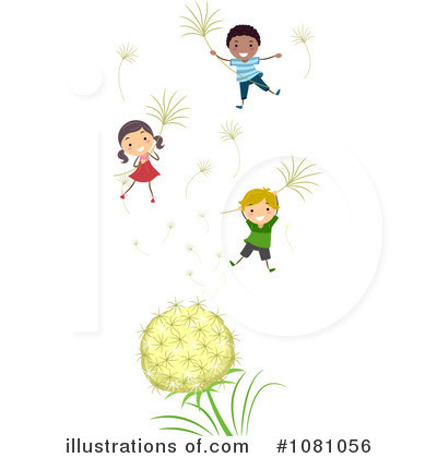 Royalty-Free (RF) Dandelion Clipart Illustration by BNP Design Studio - Stock Sample #1081056