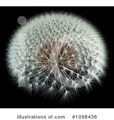 Dandelion Clipart #1098436 by Leo Blanchette