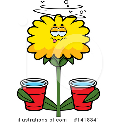 Royalty-Free (RF) Dandelion Clipart Illustration by Cory Thoman - Stock Sample #1418341