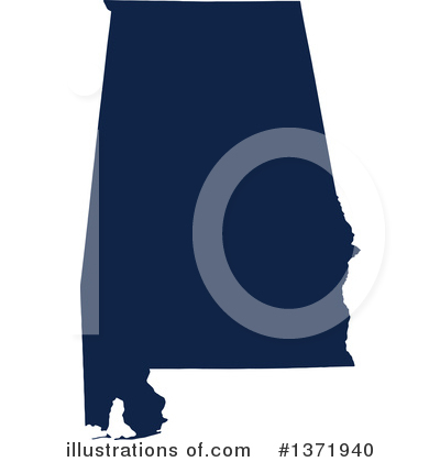 Dark Blue State Clipart #1371940 by Jamers