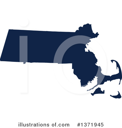 Dark Blue State Clipart #1371945 by Jamers
