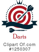 Darts Clipart #1250307 by Vector Tradition SM