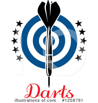 Royalty-Free (RF) Darts Clipart Illustration by Vector Tradition SM - Stock Sample #1258761