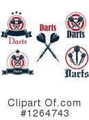 Darts Clipart #1264743 by Vector Tradition SM