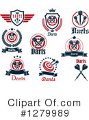 Darts Clipart #1279989 by Vector Tradition SM
