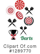 Darts Clipart #1289770 by Vector Tradition SM